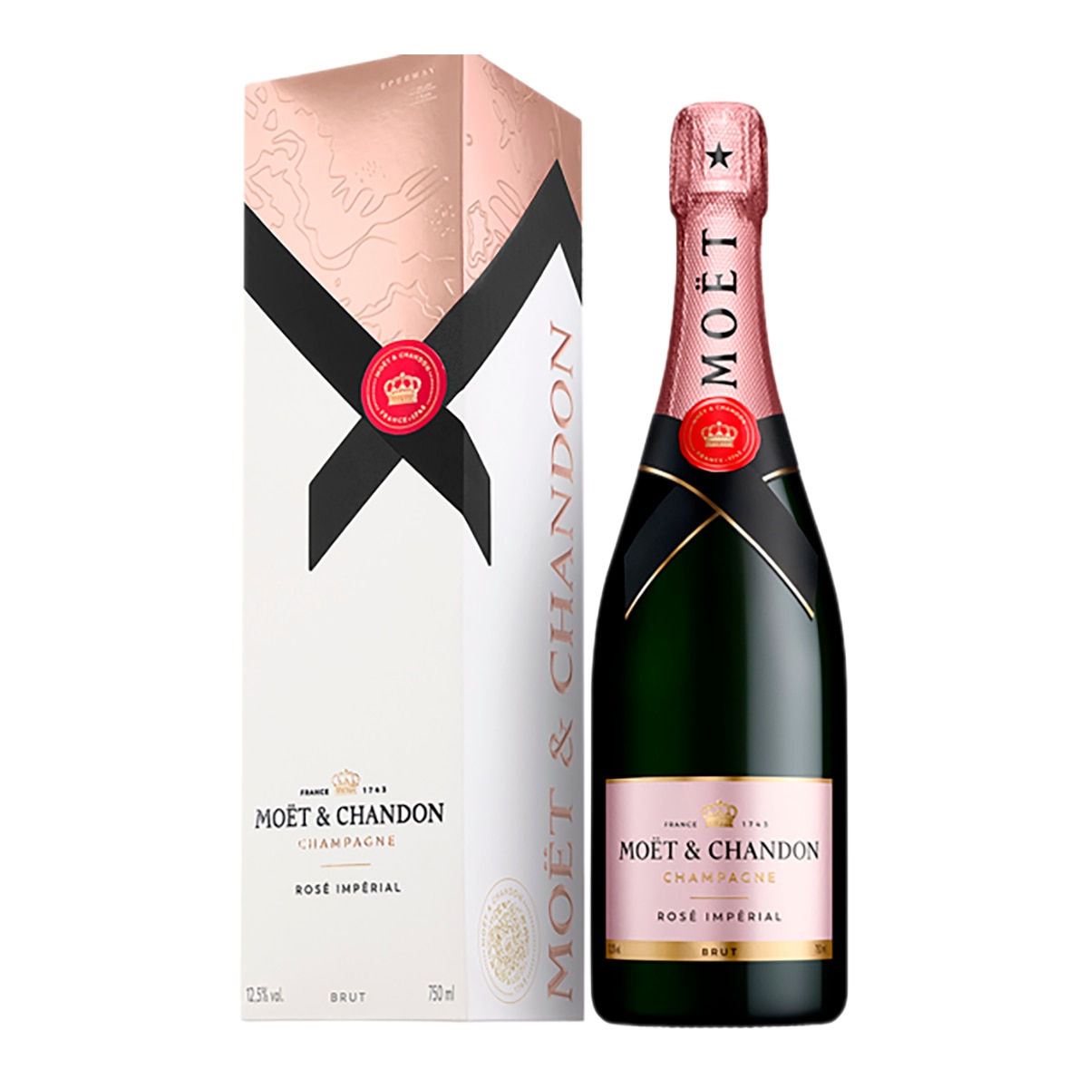 Estuche champagne Moët & Chandon Rosé Impérial 1
