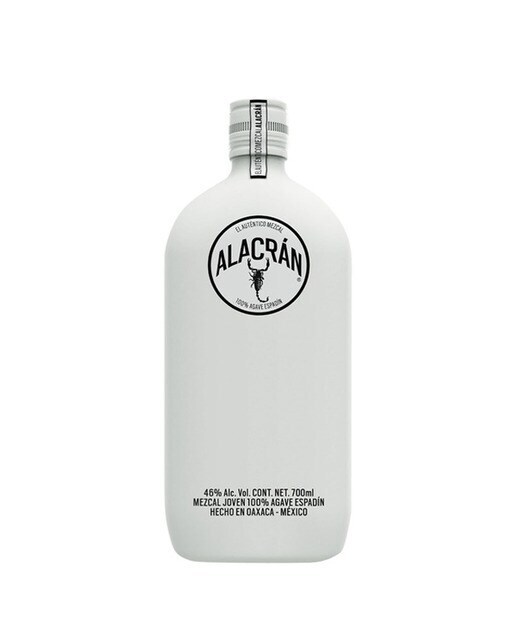 Mezcal blanco 100% Agave Espadín El Auténtico Mezcal Alacrán