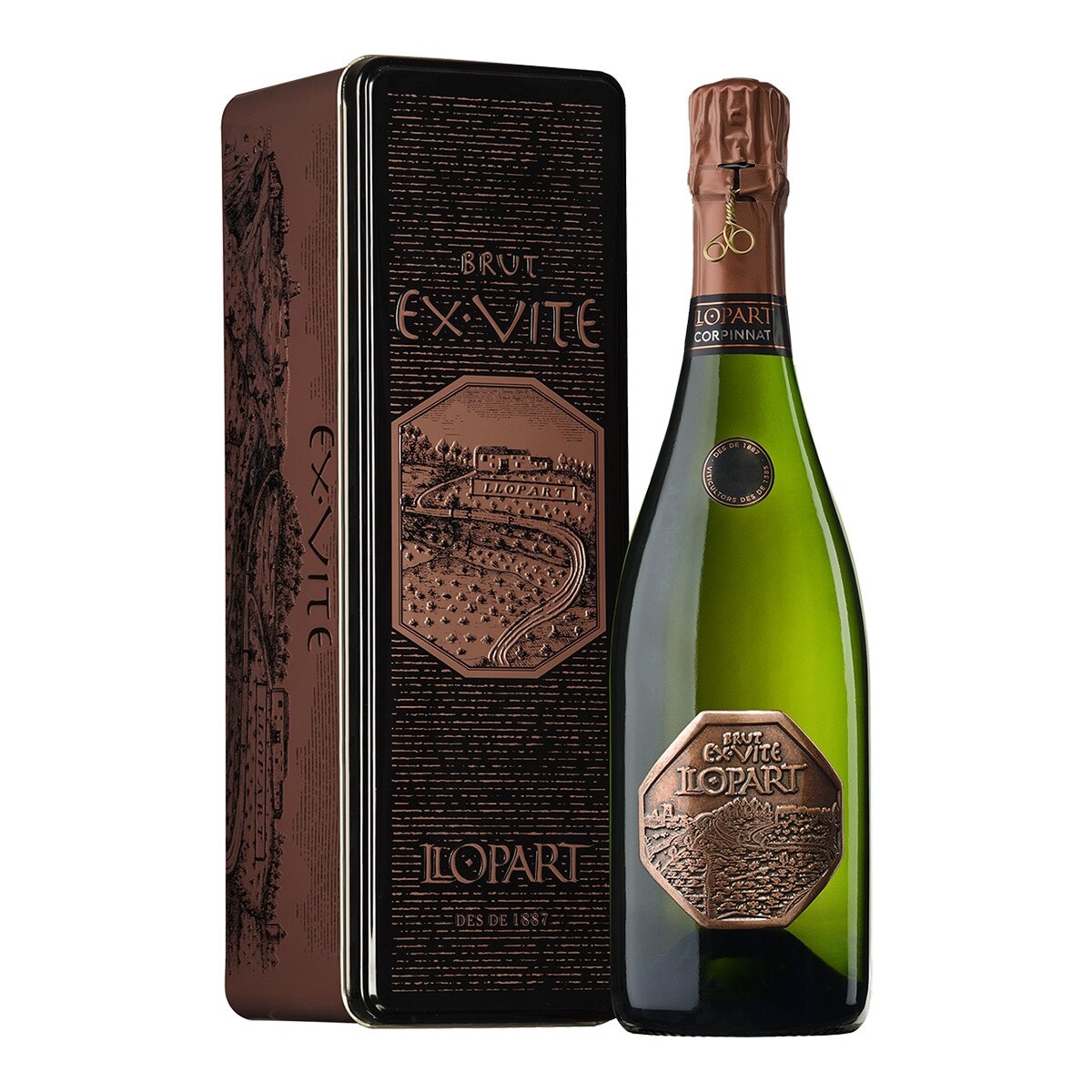 Imagen 0 de Estuche cava Ex Vite Llopart 2015 Brut