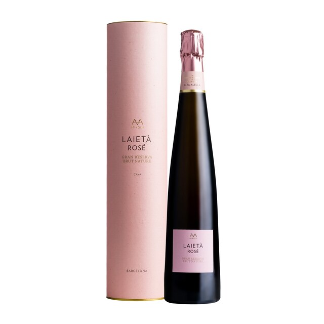 Estuche Cava rosé Gran Reserva Brut Bature AA Mirgin Laietà