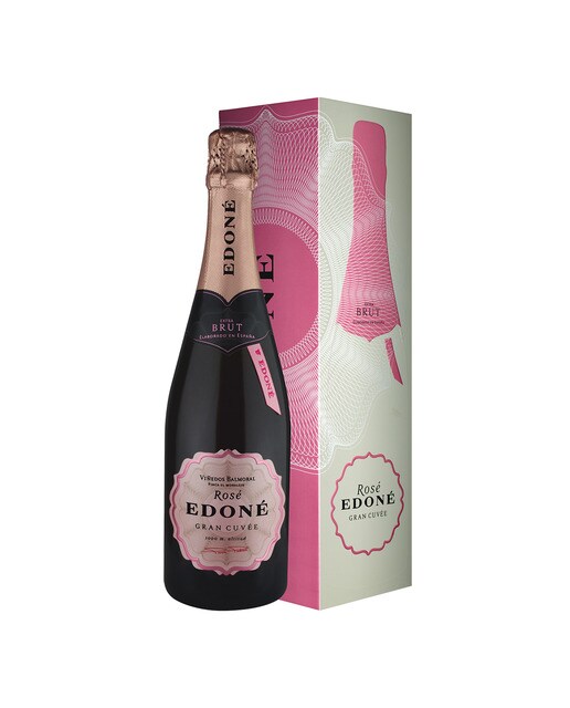 Estuche vino espumoso Edoné Rosé Gran Cuvée Castilla La Mancha 1