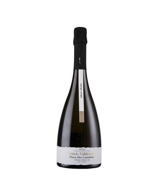 Imagen 0 de Vino espumoso Conde Valdemar Finca Alta Cantabria Viñedo Singular Brut Nature Viura (Macabeo) 2017 Rioja