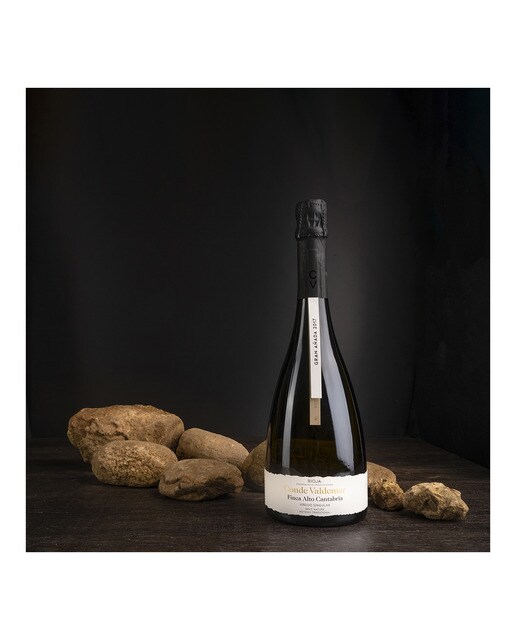 Vino espumoso Conde Valdemar Finca Alta Cantabria Viñedo Singular Brut Nature Viura (Macabeo) 2017 Rioja 4