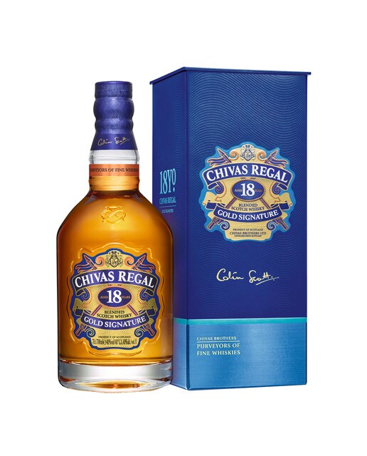 Imagen 0 de Estuche whisky escocés 18 años Chivas Regal