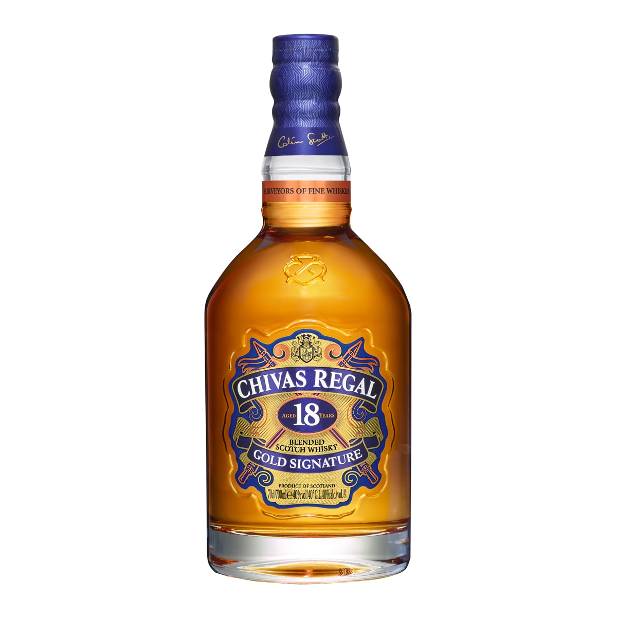 Estuche whisky escocés 18 años Chivas Regal 2