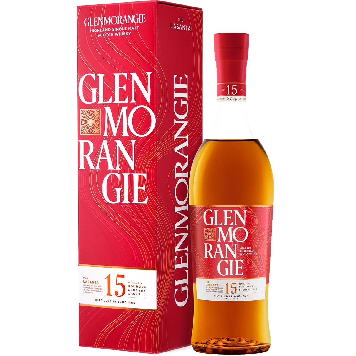 Imagen 0 de Estuche whisky escocés single malt Lasanta 12 años Glenmorangie