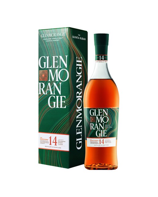 Imagen 0 de Estuche whisky escocés The Quinta Ruban Glenmorangie 14 años single malt