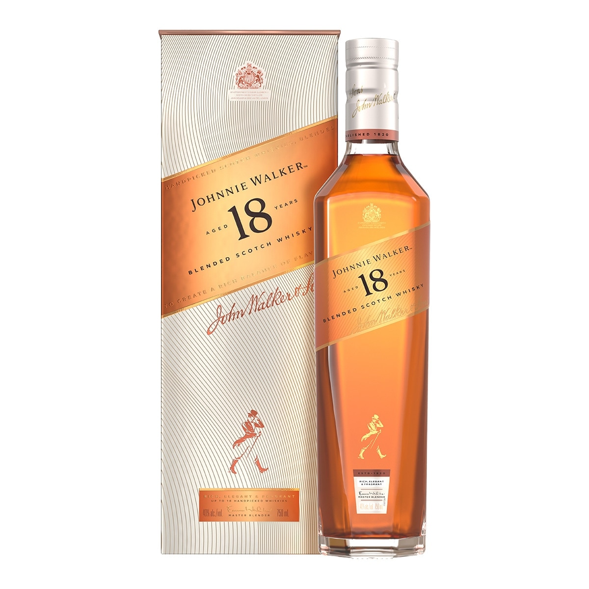 Estuche whisky escocés Johnnie Walker Platinum Label