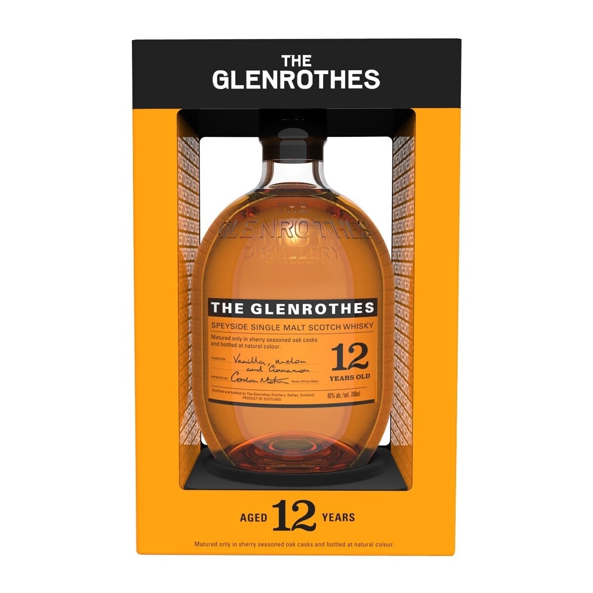 Estuche whisky escocés The Glenrothes 12 años Single Malt 1