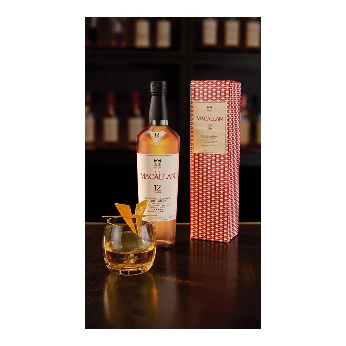 Estuche whisky escocés The Macallan 12 años double cask single malt 5