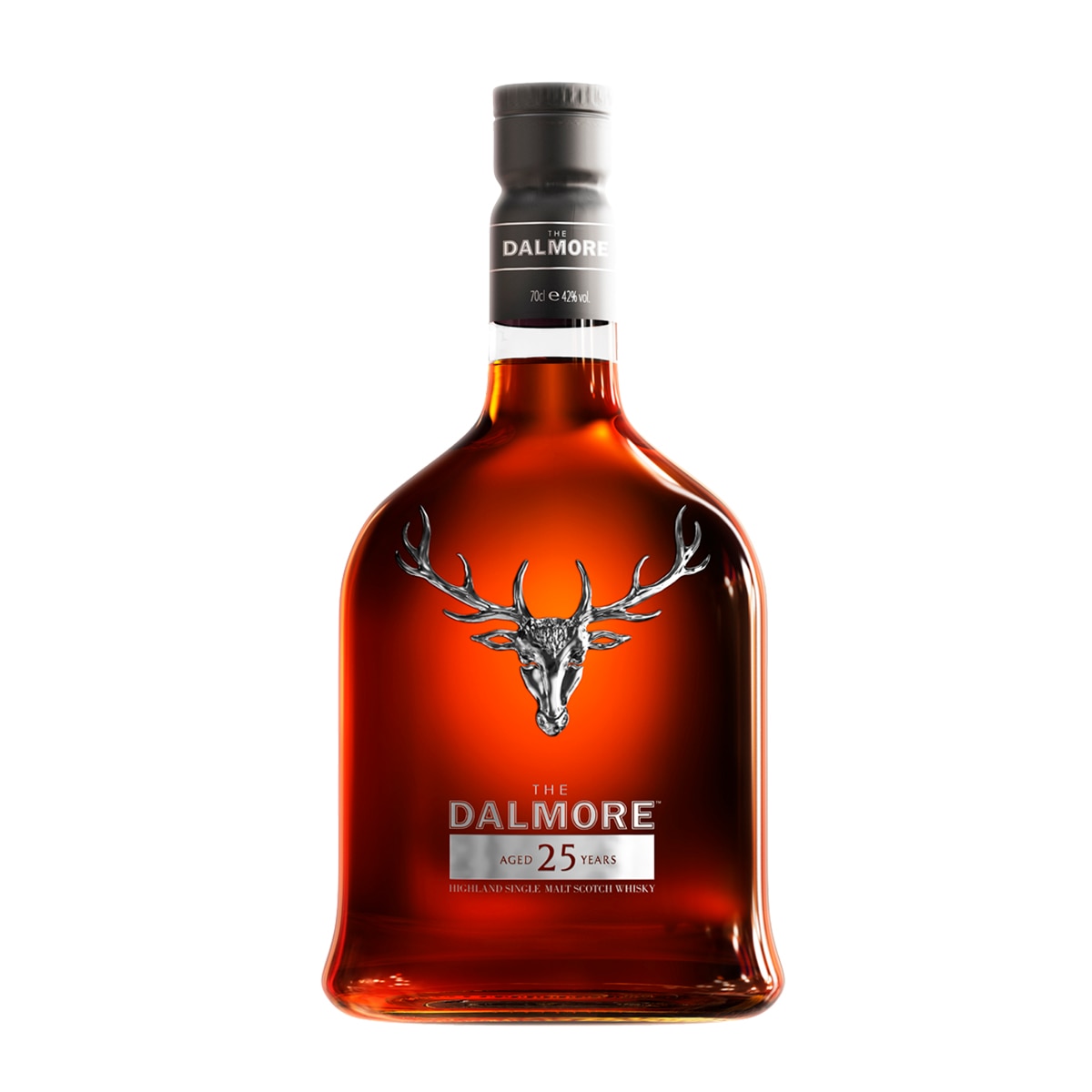 Estuche whisky escocés The Dalmore single malt 25 años 2