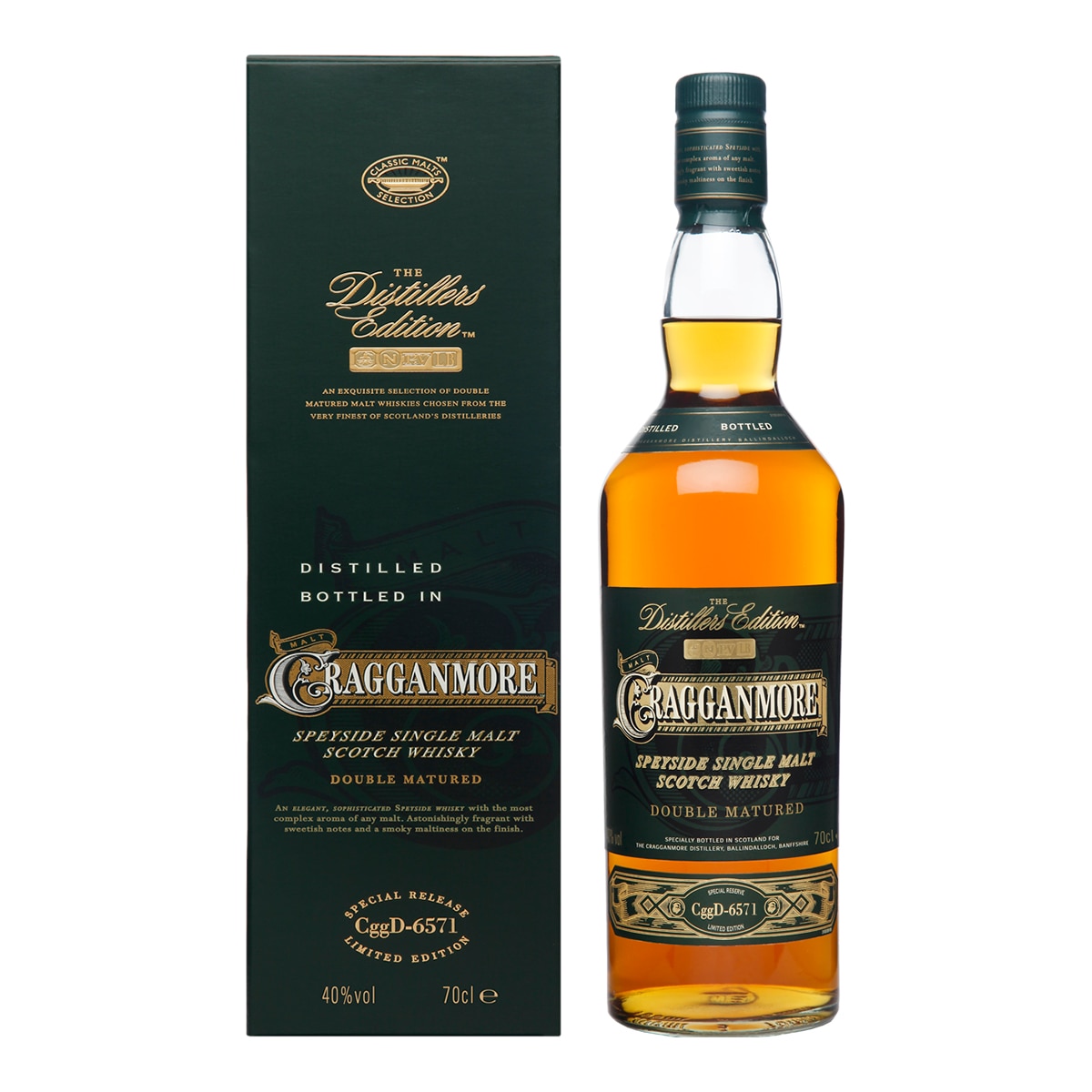 Whisky escocés Cragganmore Distiller's Edition single malt 2