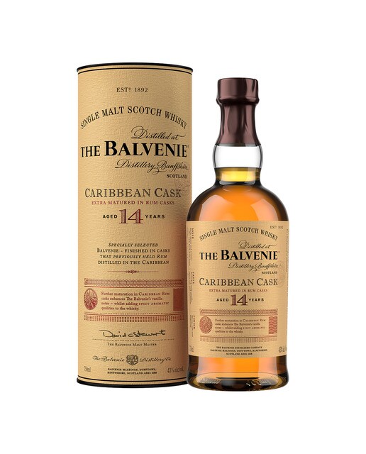 Imagen 0 de Estuche whisky escocés The Balvenie 14 años Caribbean Cask Single Malt