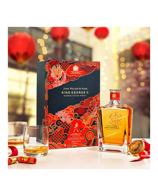 Estuche whisky Johnnie Walker King George V Nuevo Año Chino Edición Limitada single malt 2