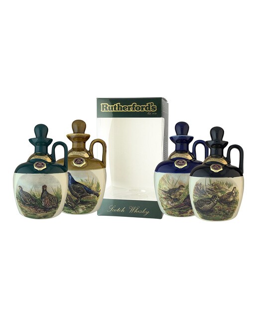 Estuche whisky escocés Rutherford's De Luxe 2