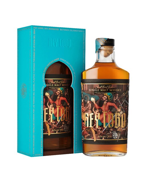Imagen 0 de Estuche whisky español Rey Lobo