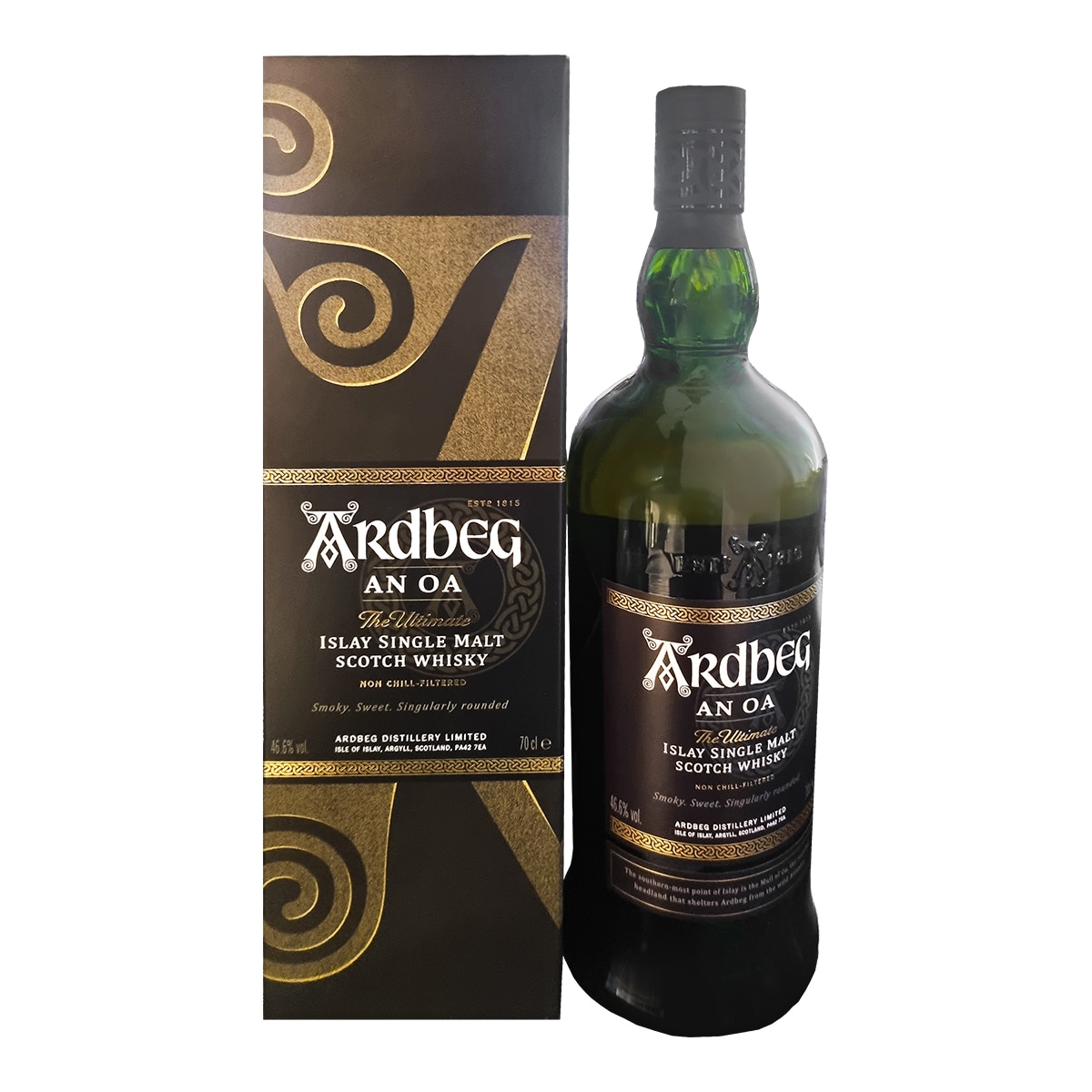 Imagen 0 de Estuche whisky escocés Ardbeg An Oa BBQ Smoker