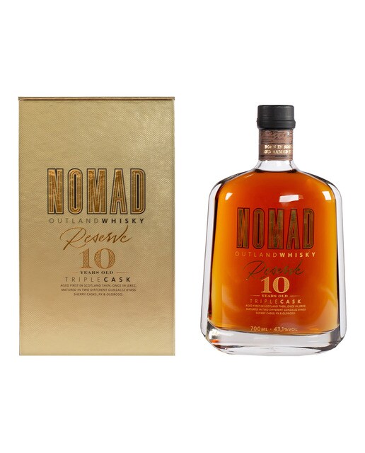 Imagen 0 de Estuche whisky de malta Reserva 10 años Triplecask Nomad