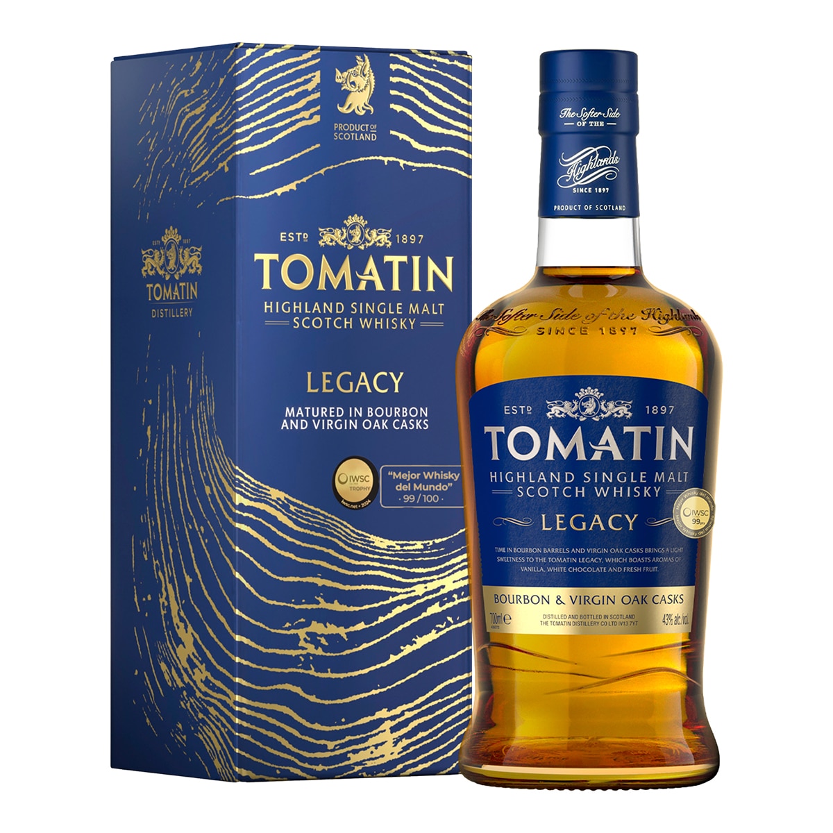Imagen 0 de Estuche whisky Tomatin Legacy single malt