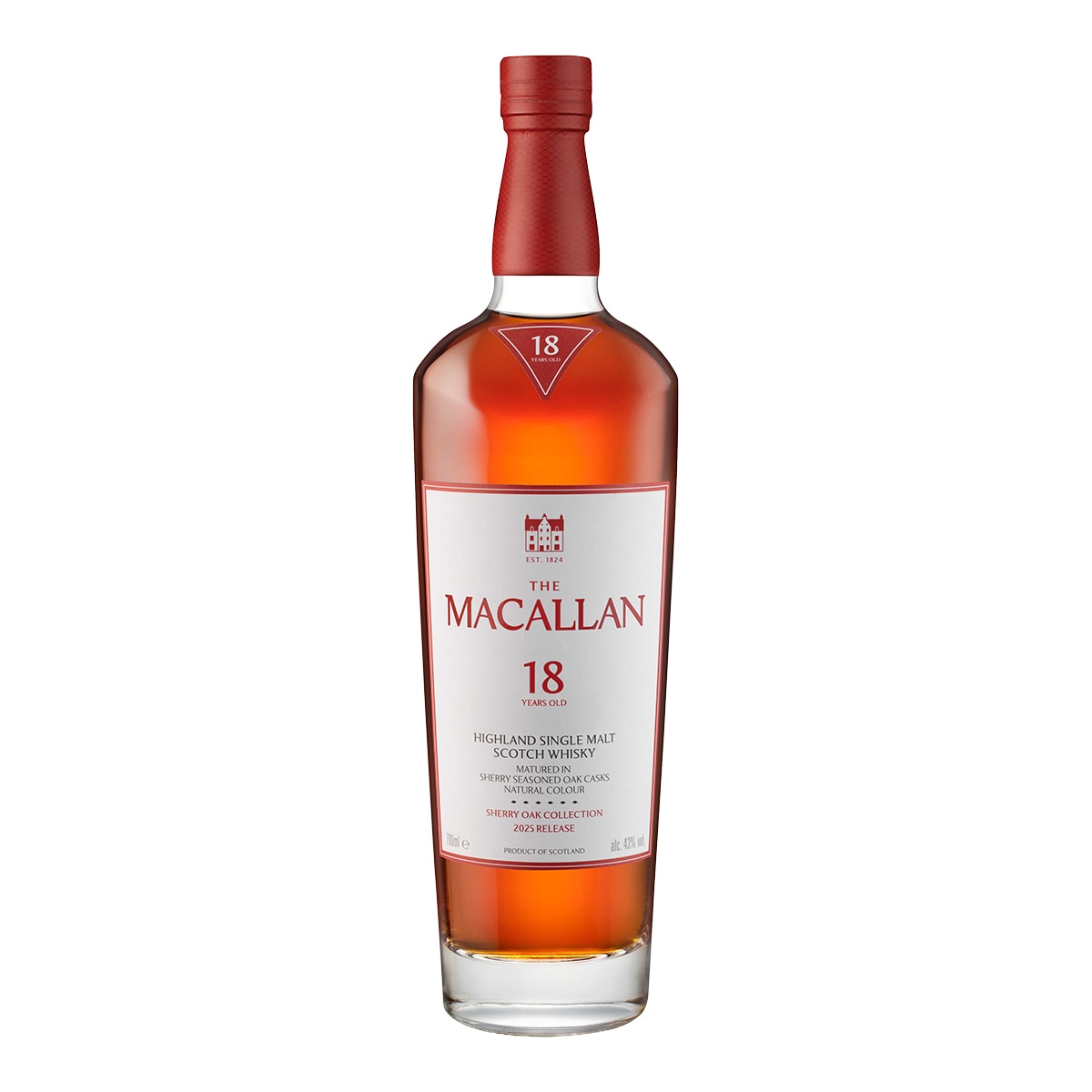 Imagen 2 de Estuche whisky escocés The Macallan Sherry Oak Cask 18 Years Old