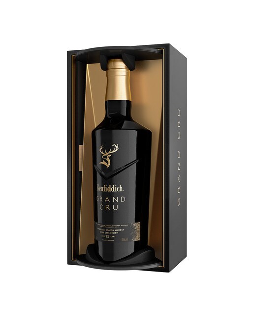 Estuche whisky escocés Glenfiddich 23 años Grad Cru 2