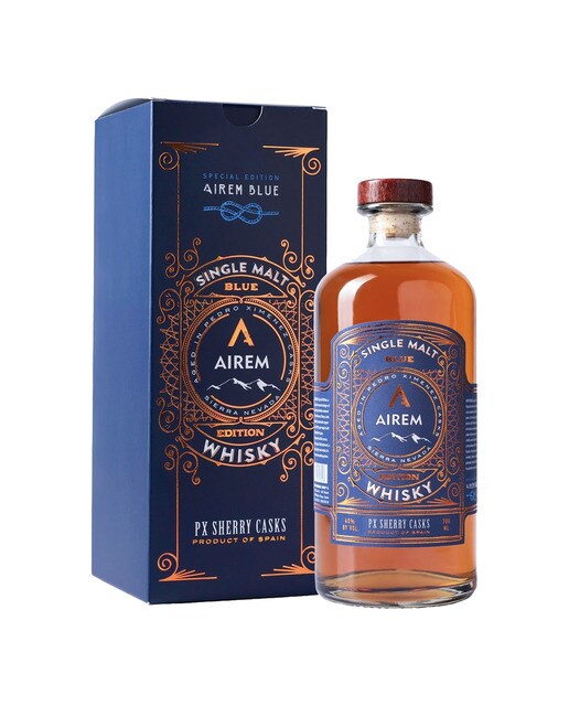 Imagen 0 de Estuche whisky español Airem Single Malt Blue Edition