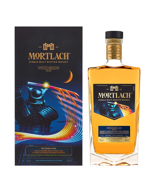Imagen 0 de Estuche whisky escocés Mortlach The Katana's Edge single malt