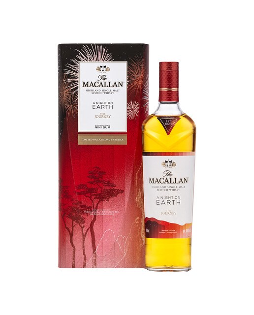 Imagen 0 de Estuche whisky escocés The Macallan ''A Night on Earth'' single malt