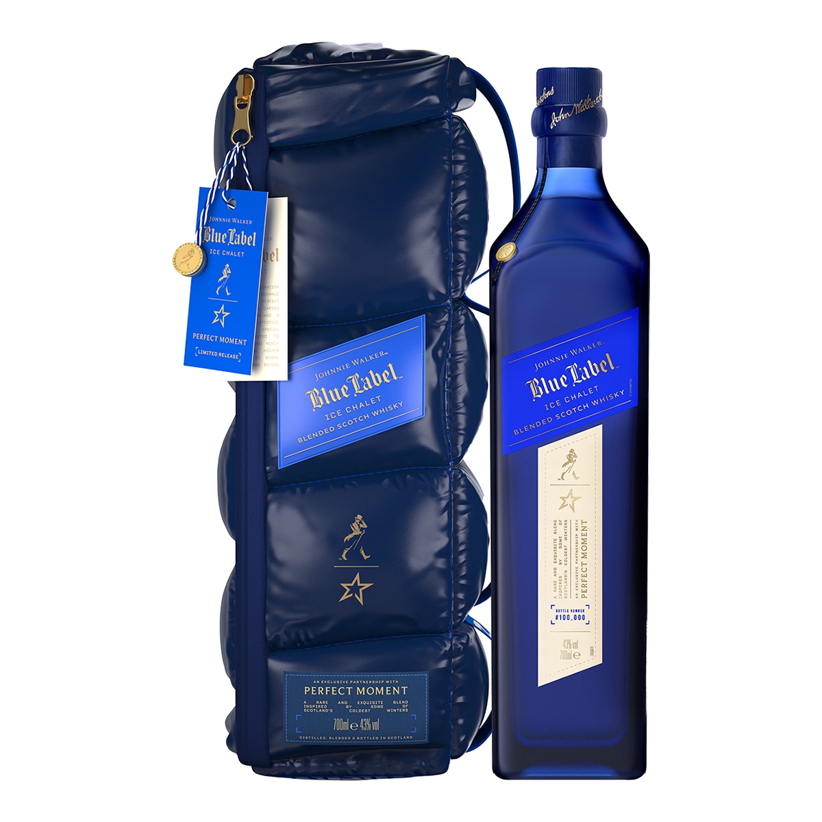 Imagen 0 de Estuche whisky escocés Johnnie Walker Blue Label Ice Chalet