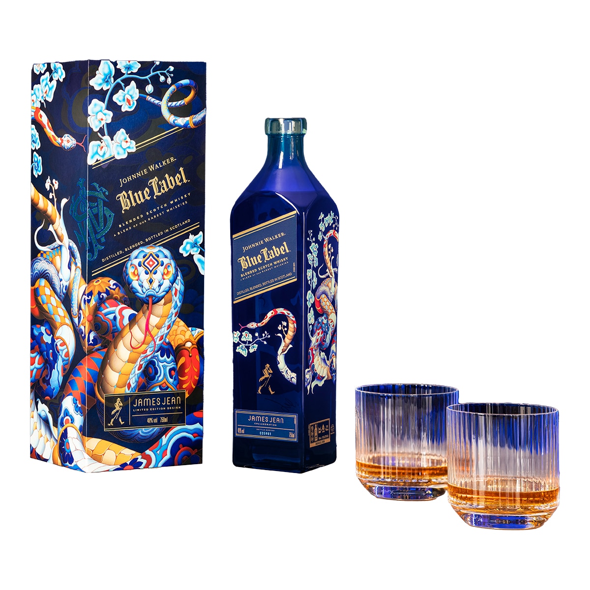 Whisky Johnnie Walker Blue Label Año de la Serpiente · Johnnie