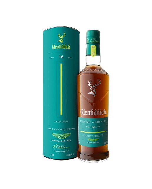 Imagen 0 de Estuche whisky Edición limitada Aston Martin F1 Glenfiddich 16 años