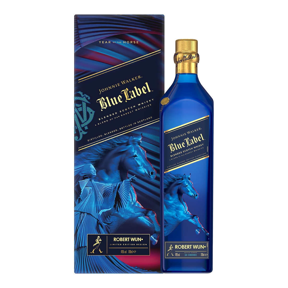 Imagen 1 de Whisky Johnnie Walker Blue Label Año del Caballo