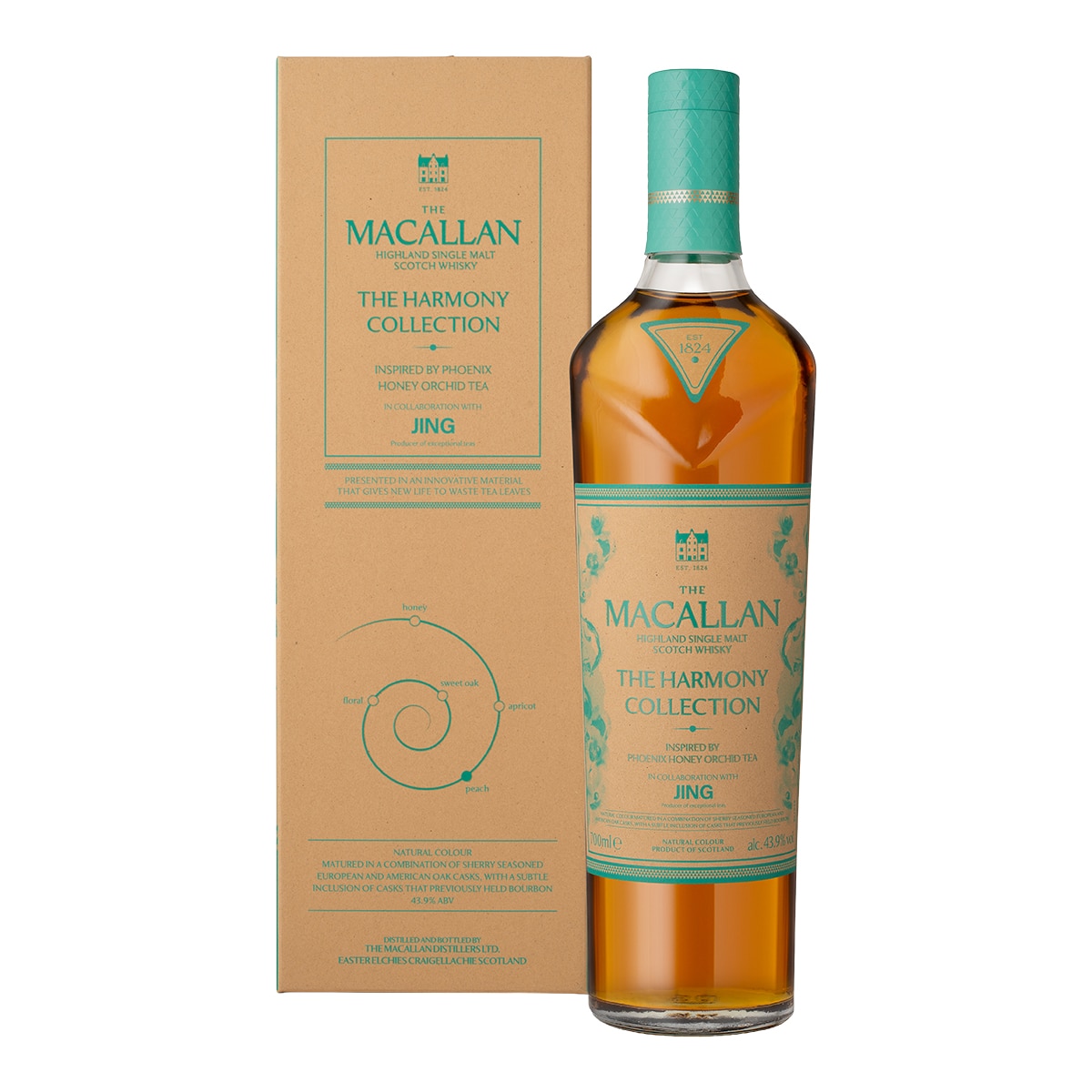 Imagen 1 de Estuche whisky escocés The Macallan The Harmony Collection 2025 Inspired by Phoenix Honey Orquid Tea