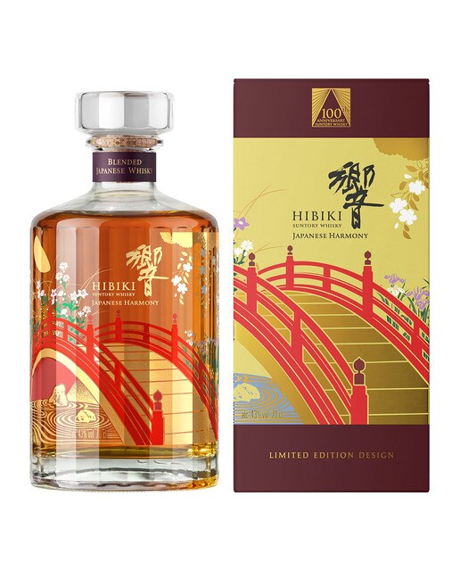 Estuche whisky japonés Hibiki Harmony Suntory Edición Limitada 100 Aniversario 1