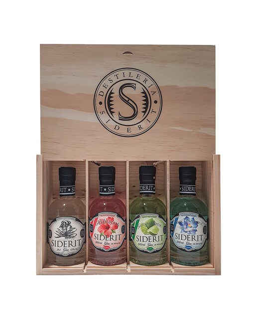 Imagen 0 de Estuche 4 ginebras: London Dry, Hibiscus, Gingerlime y Cool Tankard Siderit