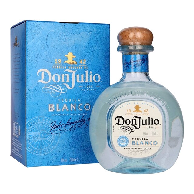 Estuche tequila blanco Don Julio 100% agave