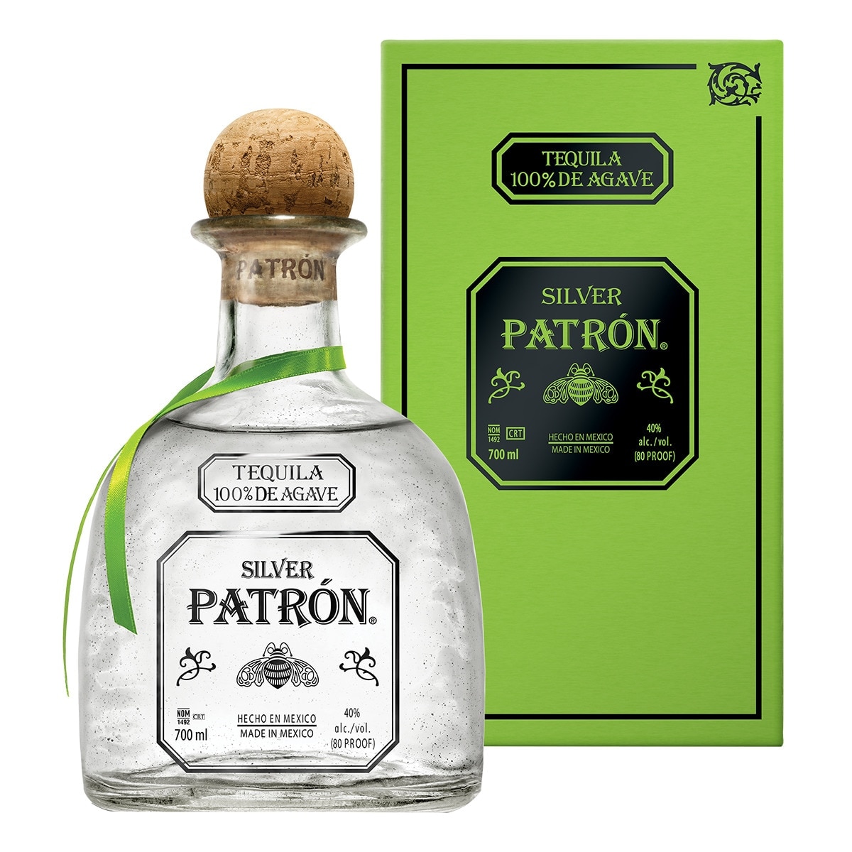 Imagen 0 de Estuche tequila Silver 100% de agave Patrón