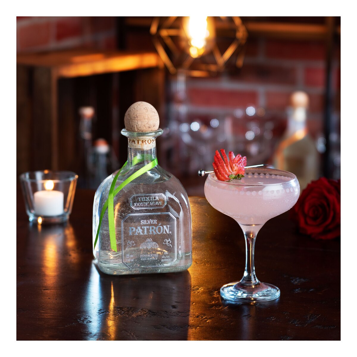 Estuche tequila Silver 100% de agave Patrón 5