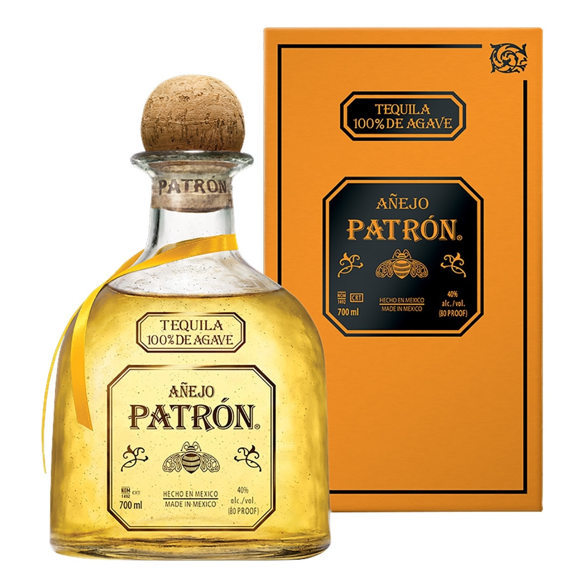 Imagen 0 de Estuche tequila mexicano Patron Añejo
