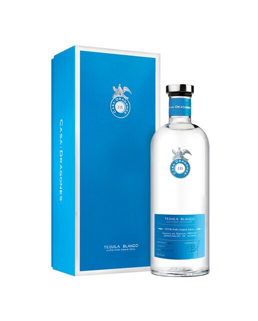 Estuche tequila blanco Casa Dragones