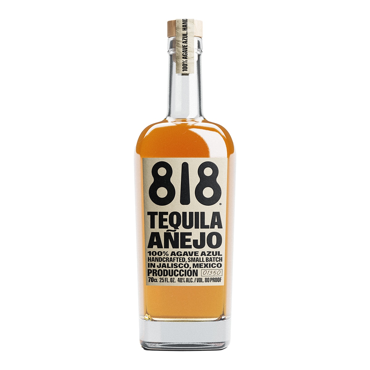 Imagen 0 de Tequila Añejo agave azul 818