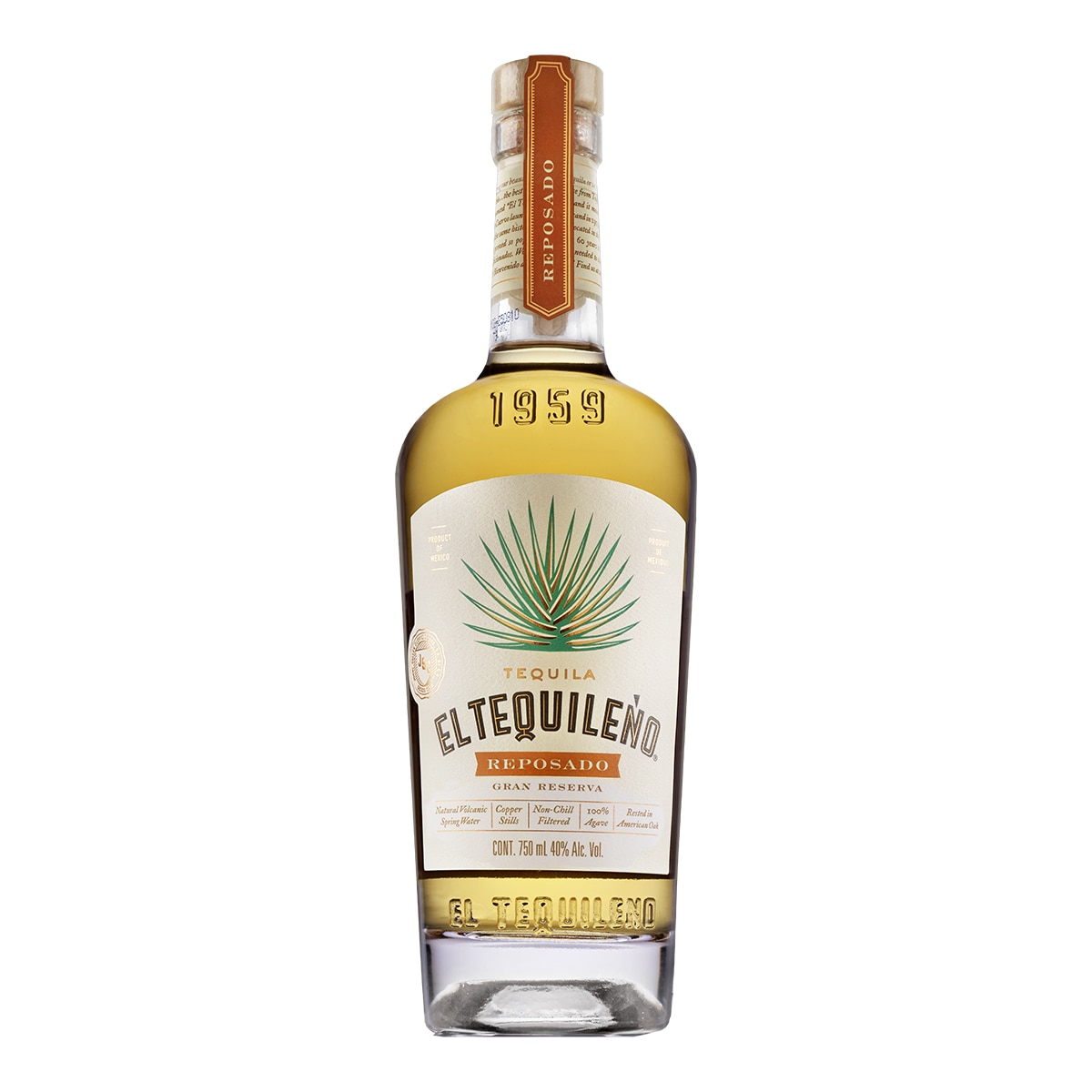 Imagen 0 de Tequila Reposado Gran Reserva El Tequileño