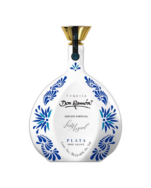 Tequila Cerámica plata Edición especial Luis Miguel Don Ramón 1