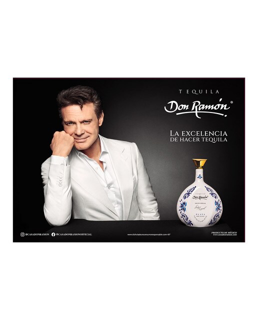 Tequila Cerámica plata Edición especial Luis Miguel Don Ramón 4