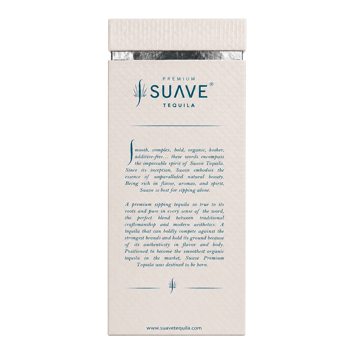Imagen 3 de Estuche tequila blanco Premium 100% agave azul Weber Suave