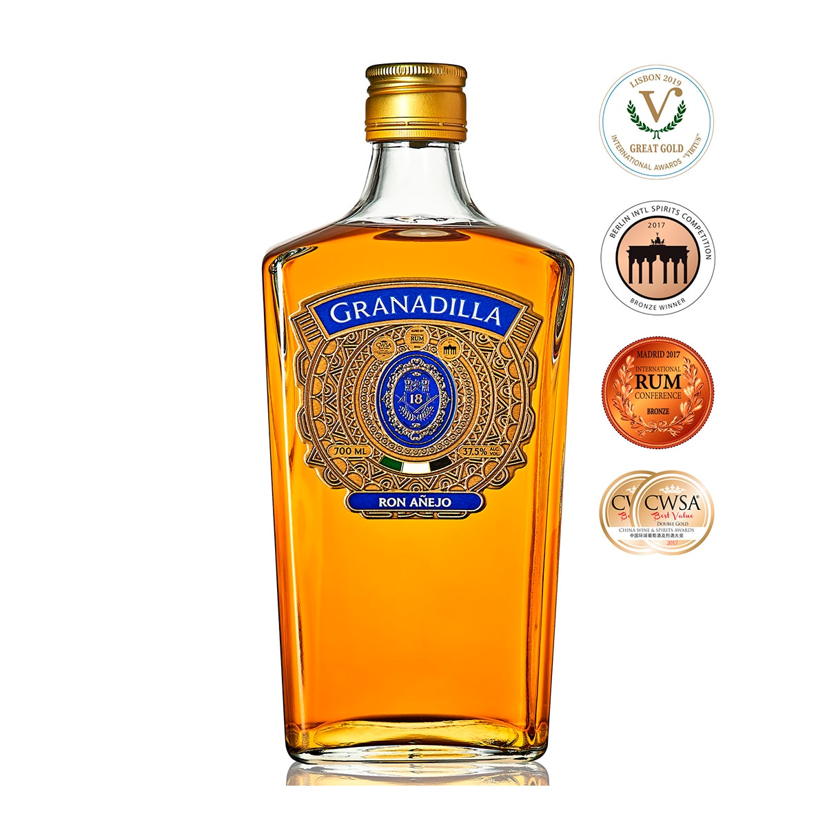 Ron Añejo Selección Superior 18 meses Granadilla 2