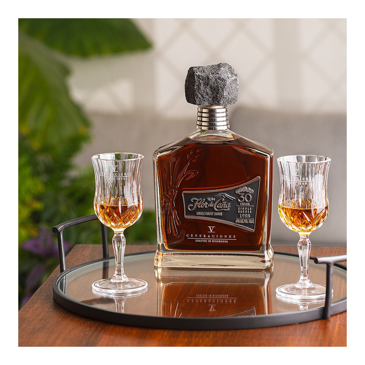 Estuche Ron Flor de Caña 30 años V Generaciones 7