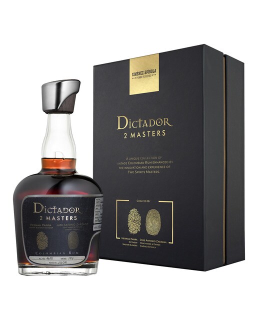 Imagen 0 de Estuche ron Dictador 2 Masters Ximénez Spinola 1976