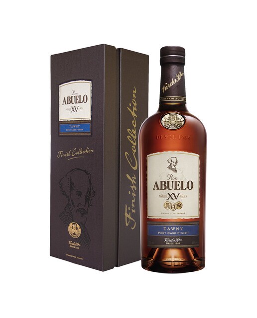 Estuche ron Abuelo XV años Tawny Port Cask Finish 1