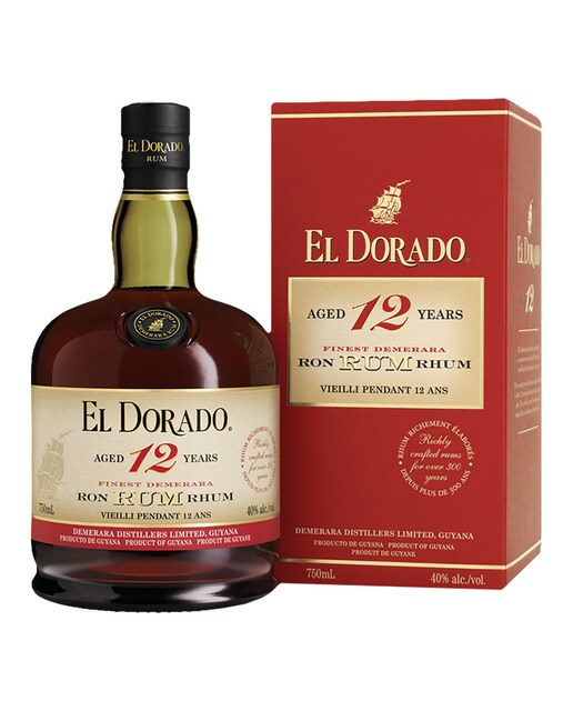 Imagen 0 de Estuche ron El Dorado 12 años